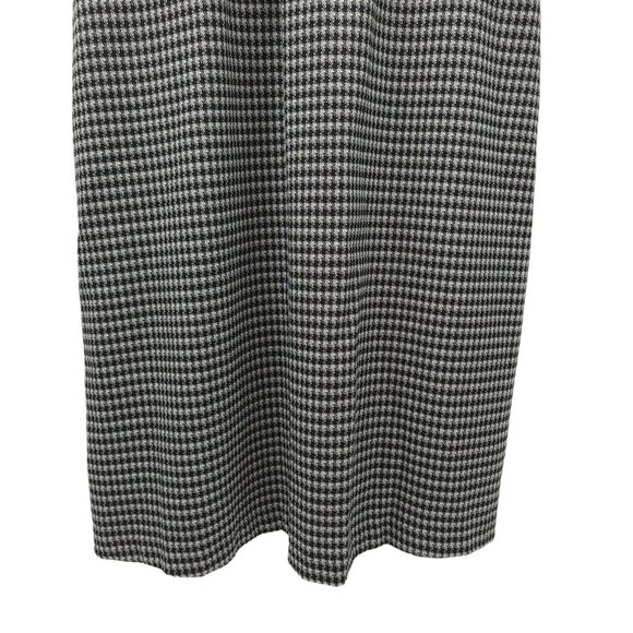 Maurices Black White Houndstooth Plaid Check Dress Size 3/4 Sleeveless NEW - Picture 9 of 12